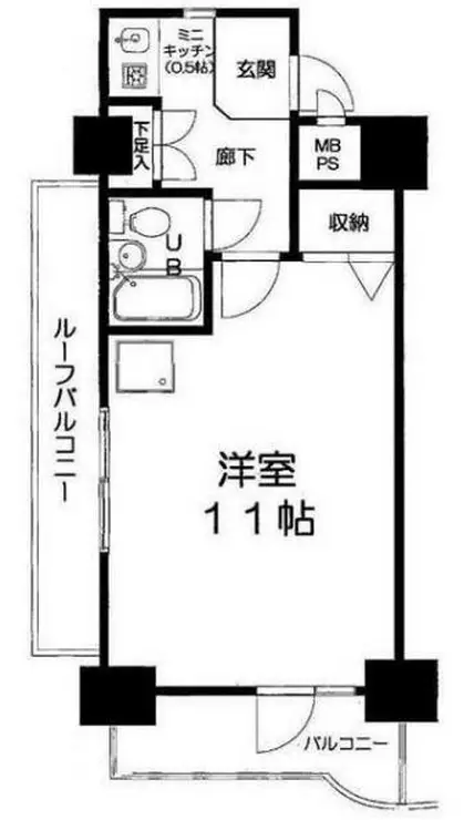 ライオンズマンション横浜伊勢佐木町 10階階 間取り