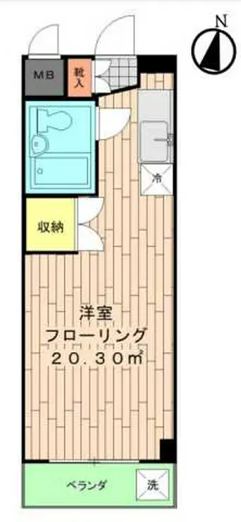 アサミハイツ 2階階 間取り