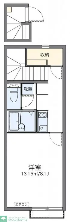レオネクストエーデル グリーン 2階階 間取り