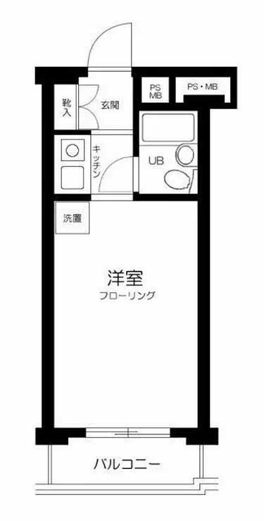 エクセレント東中野 2階階 間取り