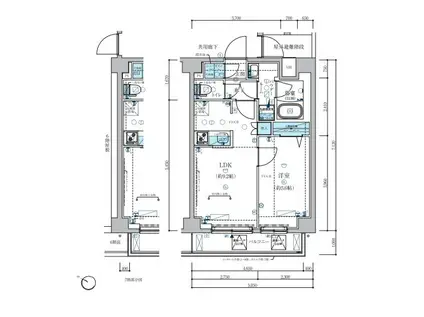 メインステージ板橋志村III(1LDK/5階)の間取り写真