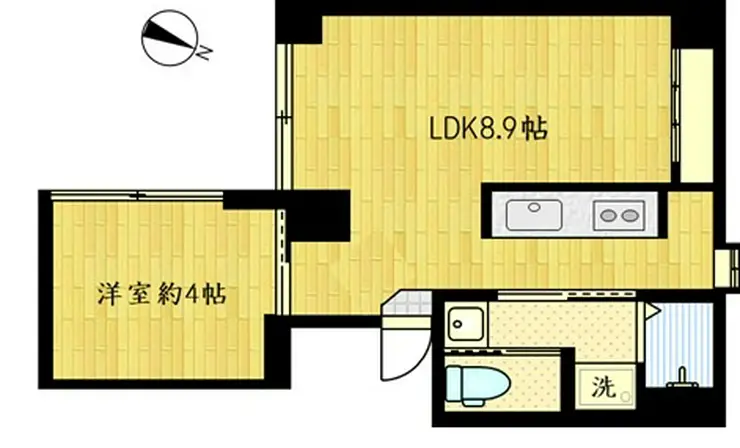 メゾン・ド・ティーニュ 1階階 間取り
