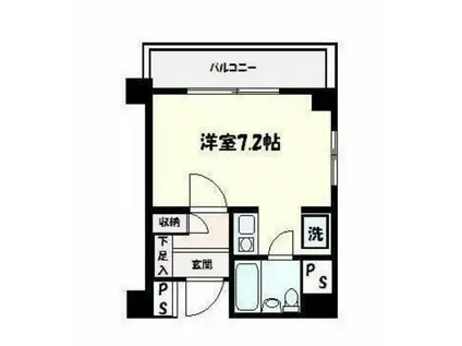 ストーク吉野町弐番館(1K/5階)の間取り写真