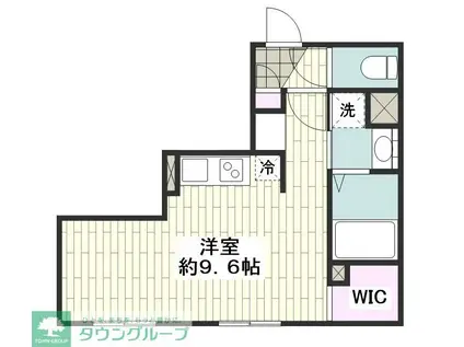 LUORE名古屋駅ノース(ワンルーム/2階)の間取り写真