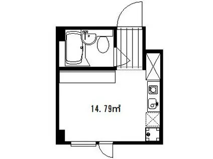 GRAND LATTICE SAYAMACHI(ワンルーム/5階)の間取り写真