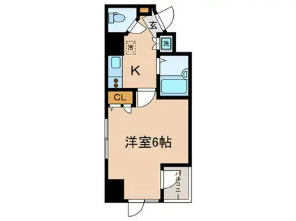 フォルトゥナ文京後楽園(1K/7階)の間取り写真