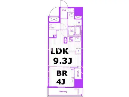 ベスト伊勢佐木長者町(1DK/2階)の間取り写真
