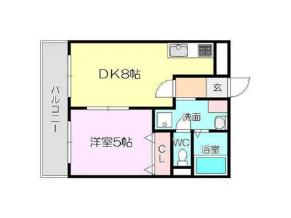 メゾン・ド・プルミエ(1LDK/2階)の間取り写真