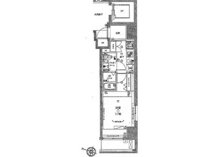 ジェノヴィア板橋本町駅前グリーンヴェール(1K/10階)の間取り写真