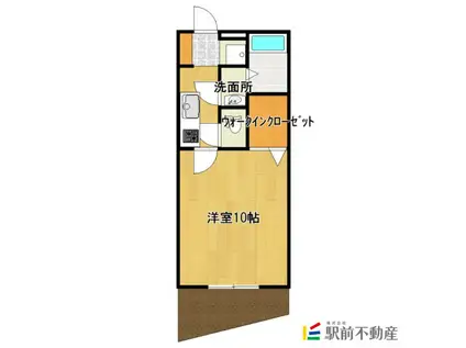 ファランドール(1K/2階)の間取り写真