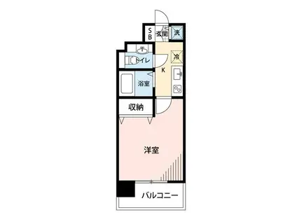 マイナビSTAY渋谷ウエスト(1K/3階)の間取り写真