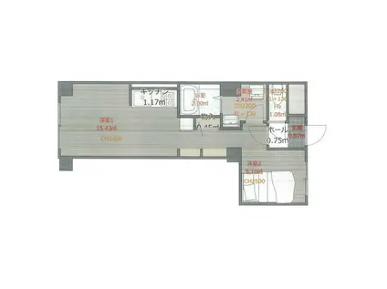 経堂ダイカンプラザII(1LDK/2階)の間取り写真