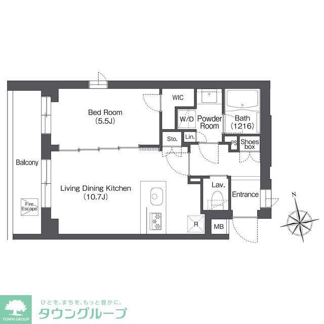 AIFLAT桜上水(1LDK/3階)の間取り写真