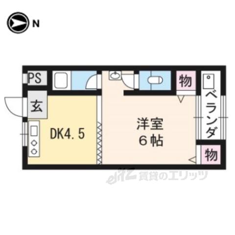 31STメイフラワー(ワンルーム/3階)の間取り写真