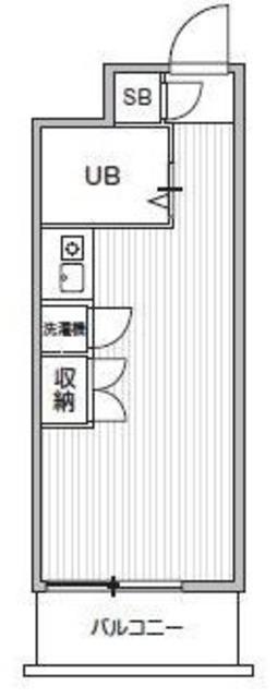 T′S GARDEN都立大学II(ワンルーム/1階)の間取り写真