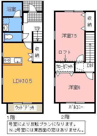 リブレアンジュS(2LDK/1階)の間取り写真