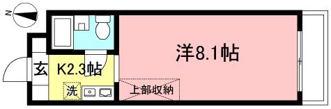 コラージュ(1K/3階)の間取り写真