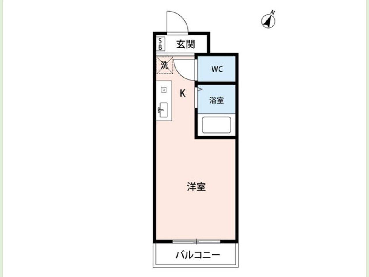 マイナビSTAYパレス荻窪(ワンルーム/4階)の間取り写真