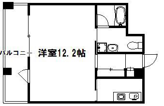 SUMAU(1K/7階)の間取り写真