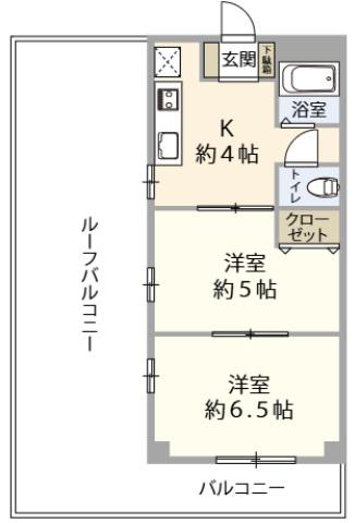さくらコーポ(2K/3階)の間取り写真