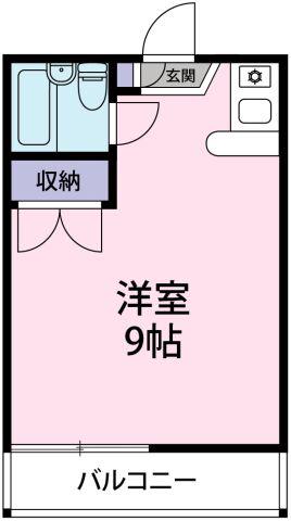 リヴ・アーシアン(ワンルーム/4階)の間取り写真