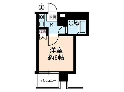 21オギサカ志村坂上(1K/9階)の間取り写真