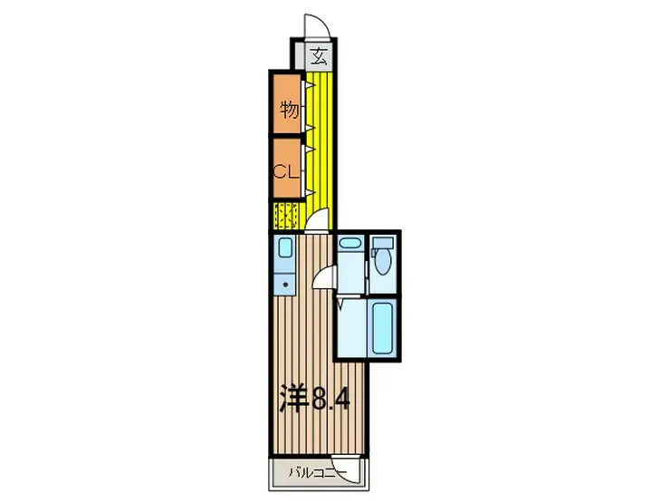 須賀第5ビル 4階階 間取り