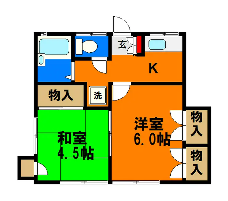 ハーベスト松波 1階階 間取り