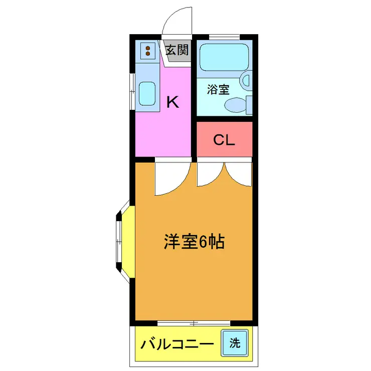 メゾンティファニー 1階階 間取り