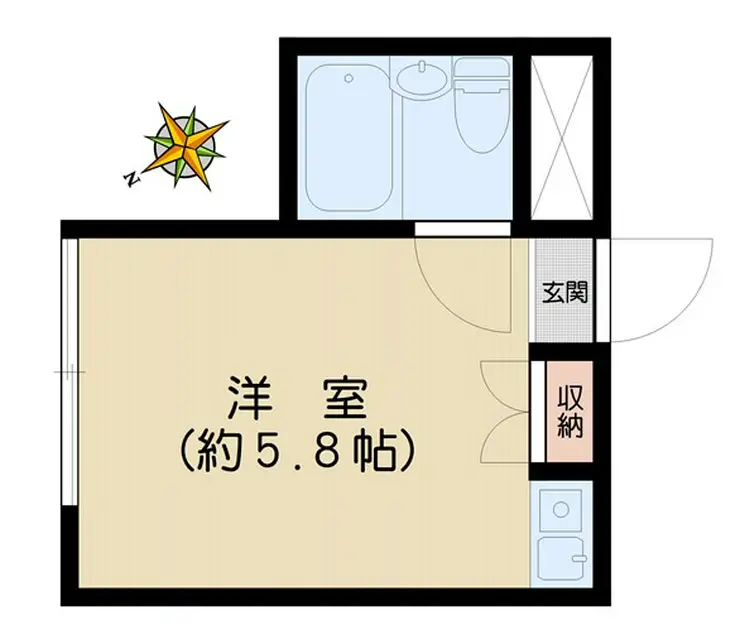 サンテラス茗荷谷 1階階 間取り