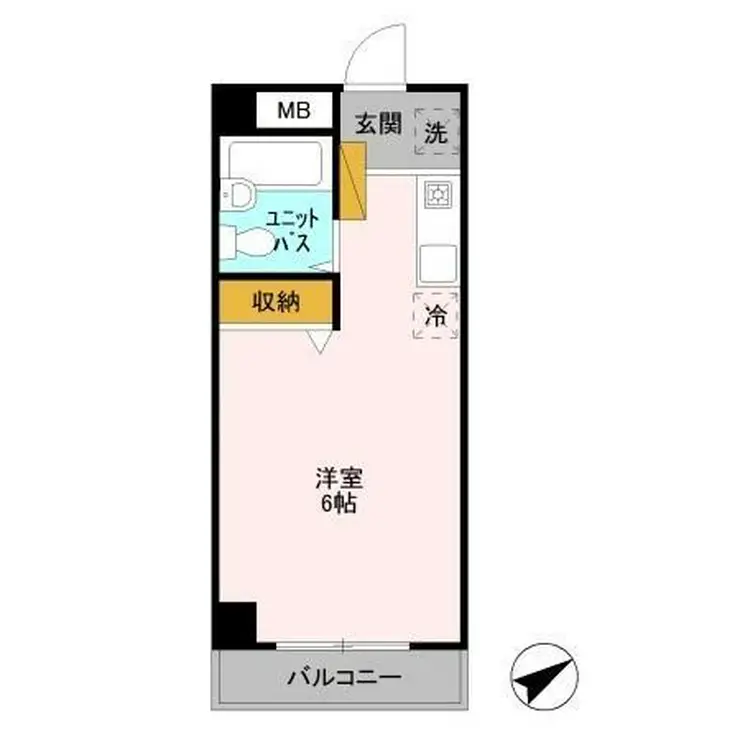 サンブライト18 1階階 間取り