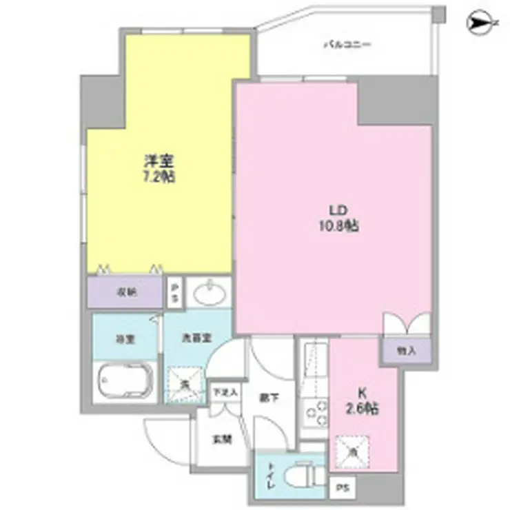 アイビス 4階階 間取り
