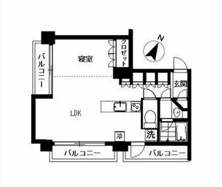フロリスオーランティウム3 8階階 間取り