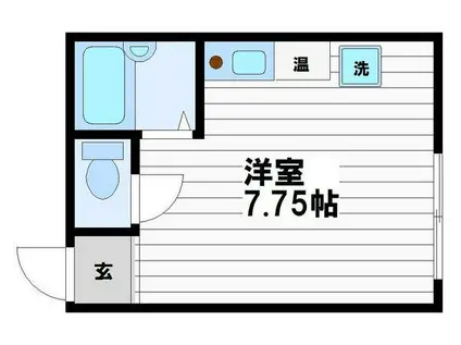 吉田ビル(ワンルーム/3階)の間取り写真