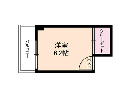 アミンズ聖蹟桜ヶ丘(ワンルーム/3階)の間取り写真