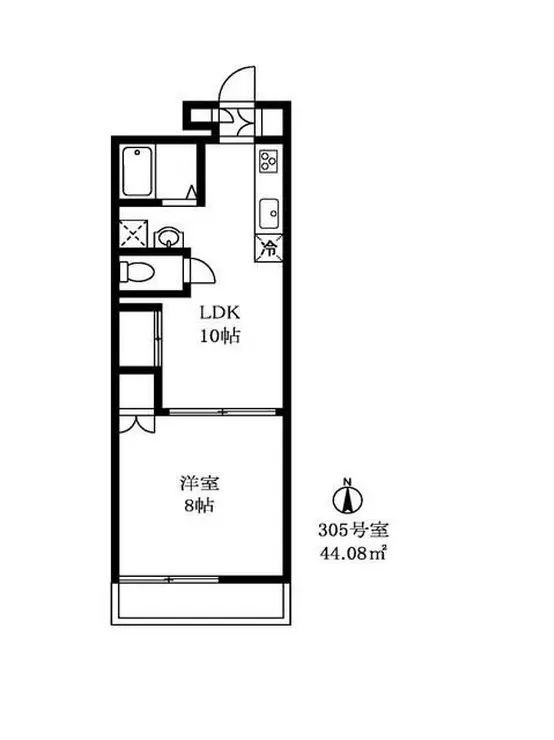 ソレイユ自由が丘 3階階 間取り