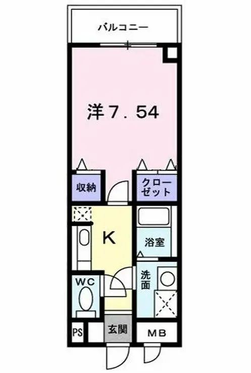 メープル立川 5階階 間取り