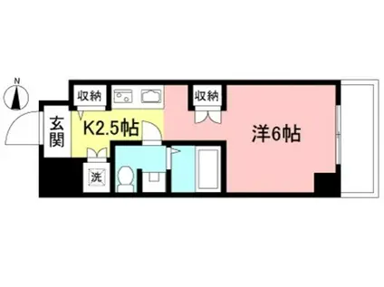 グランドール和泉(1K/5階)の間取り写真