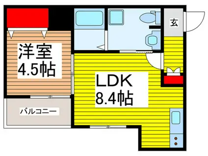 リーブルファイン天沼(1LDK/2階)の間取り写真
