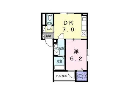 ブラン ラフィーネ大森西(1DK/3階)の間取り写真