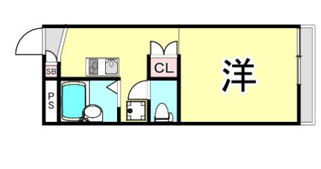 レオパレスIMAZUI(1K/1階)の間取り写真