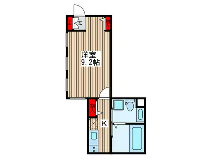 トリアーディ セレーネ亀戸(1K/3階)の間取り写真