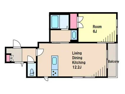 LE・CLAIR ルクレール(1LDK/3階)の間取り写真