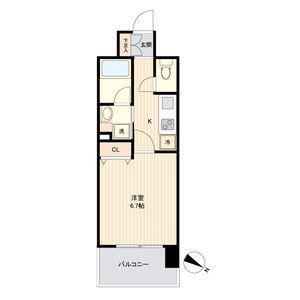 LIVE CASA 仙台長町(1K/8階)の間取り写真