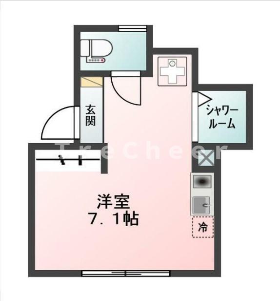 グランツ本駒込(ワンルーム/1階)の間取り写真