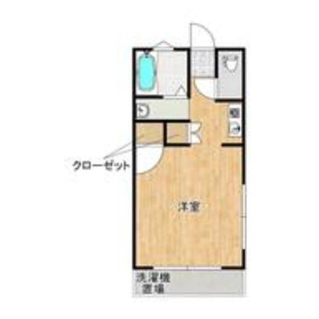 ハイタウン池田(ワンルーム/2階)の間取り写真