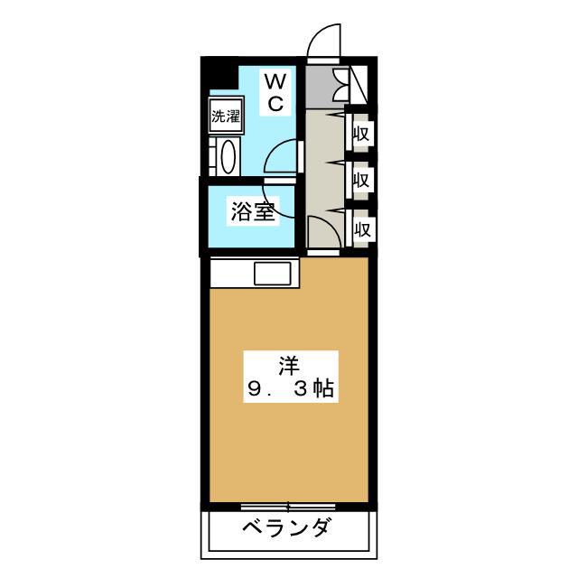 ヴィラエクセレ日吉(ワンルーム/2階)の間取り写真