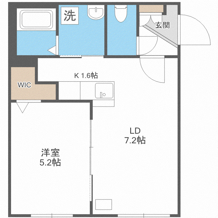 DUOCLASSE(1LDK/2階)の間取り写真