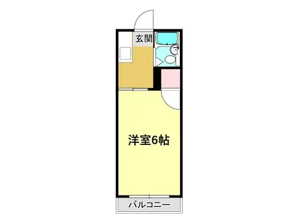 ハイツ 太田(1K/3階)の間取り写真
