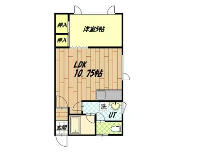 ドリームハイツIII(1LDK/1階)の間取り写真